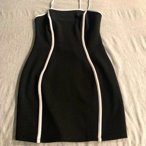 XS Womans black mini dress